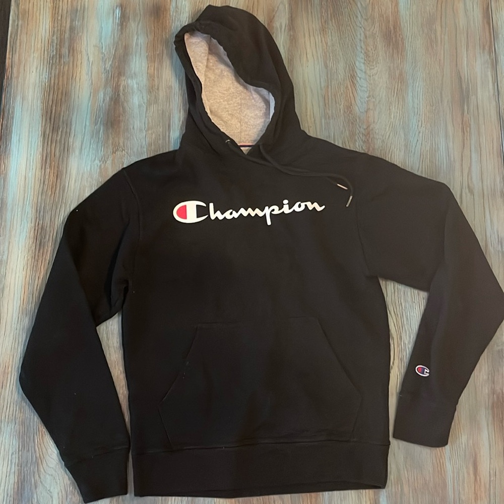 Champion hoodie black Men S